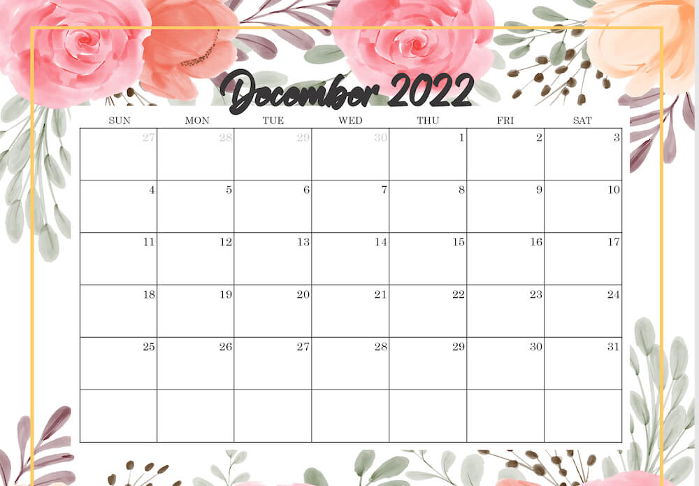 December Calendar  53 Best  Phone Background December 2022 Calendar HD  wallpaper  Peakpx