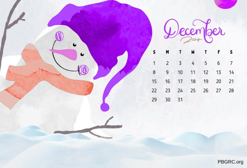 December 2024 Calendar Wallpaper For Office & Home Desktop, Laptop