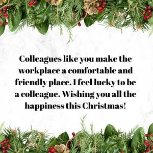 Top 50+ Christmas Wishes For Colleagues or Coworkers