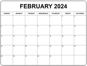 Free February 2023 Calendar Printable Template PDF, Word, Excel Formats