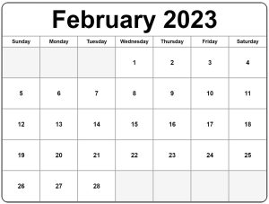 Free Editable February 2023 Calendar Templates