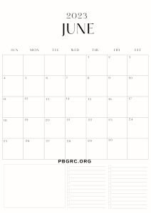 Free Printable June 2023 Calendar With Holidays Templates