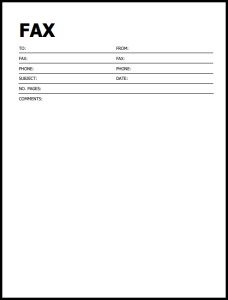 Free Printable Fax Cover Sheet Template PDF, Word, Excel 2024