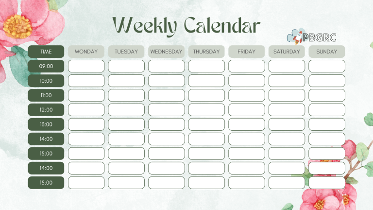 Free Printable 2024 Weekly Calendar Planner Templates