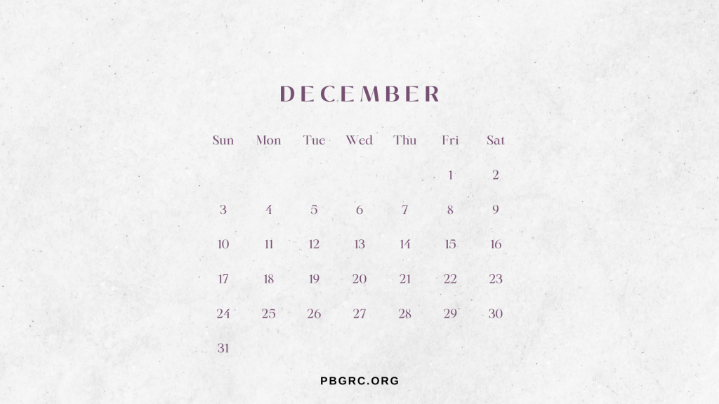 Free Printable December 2023 Calendar Template