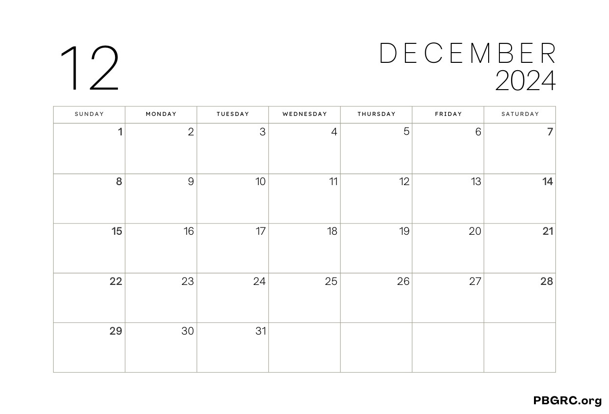 15+ Free December 2024 Calendar Editable Template - Printable PDF, Word ...