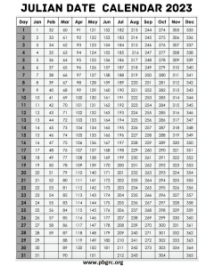 11+ Free Printable Julian Calendar 2023 Pdf Templates