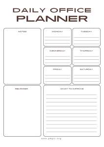 Free 2024 Printable Daily Calendar Templates with Planner