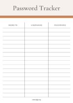 27+ [FREE] Printable Password Log Templates 2024