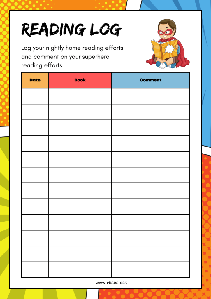 27+ FREE Printable Reading Log Templates To Download