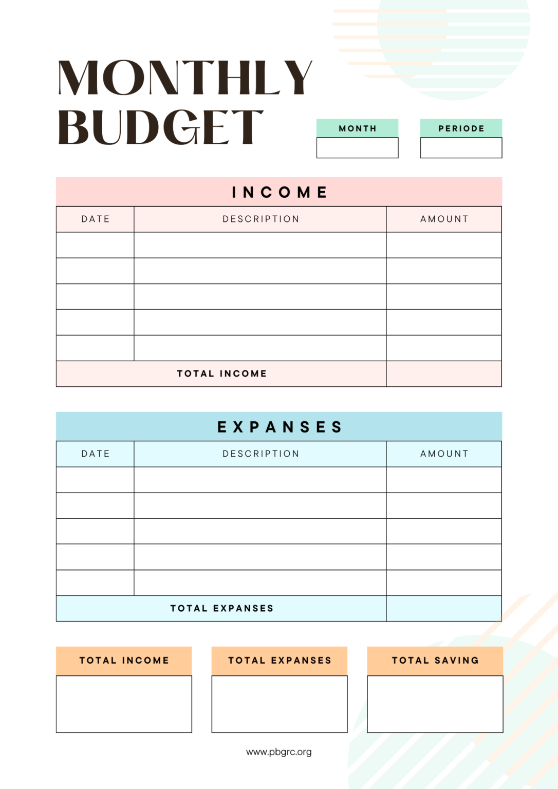 27+ FREE Printable Monthly Budget Templates 2024 With Planner