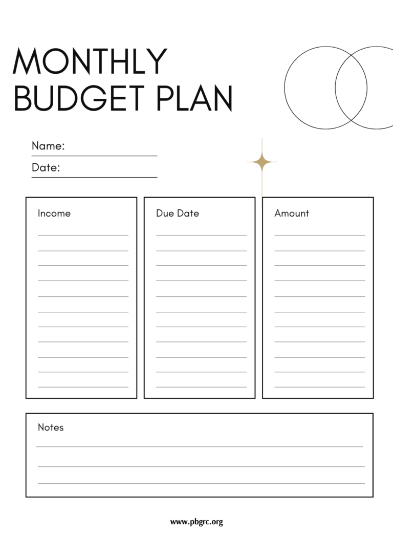 27+ FREE Printable Monthly Budget Templates 2024 With Planner