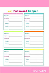 27+ [FREE] Printable Password Log Templates 2024