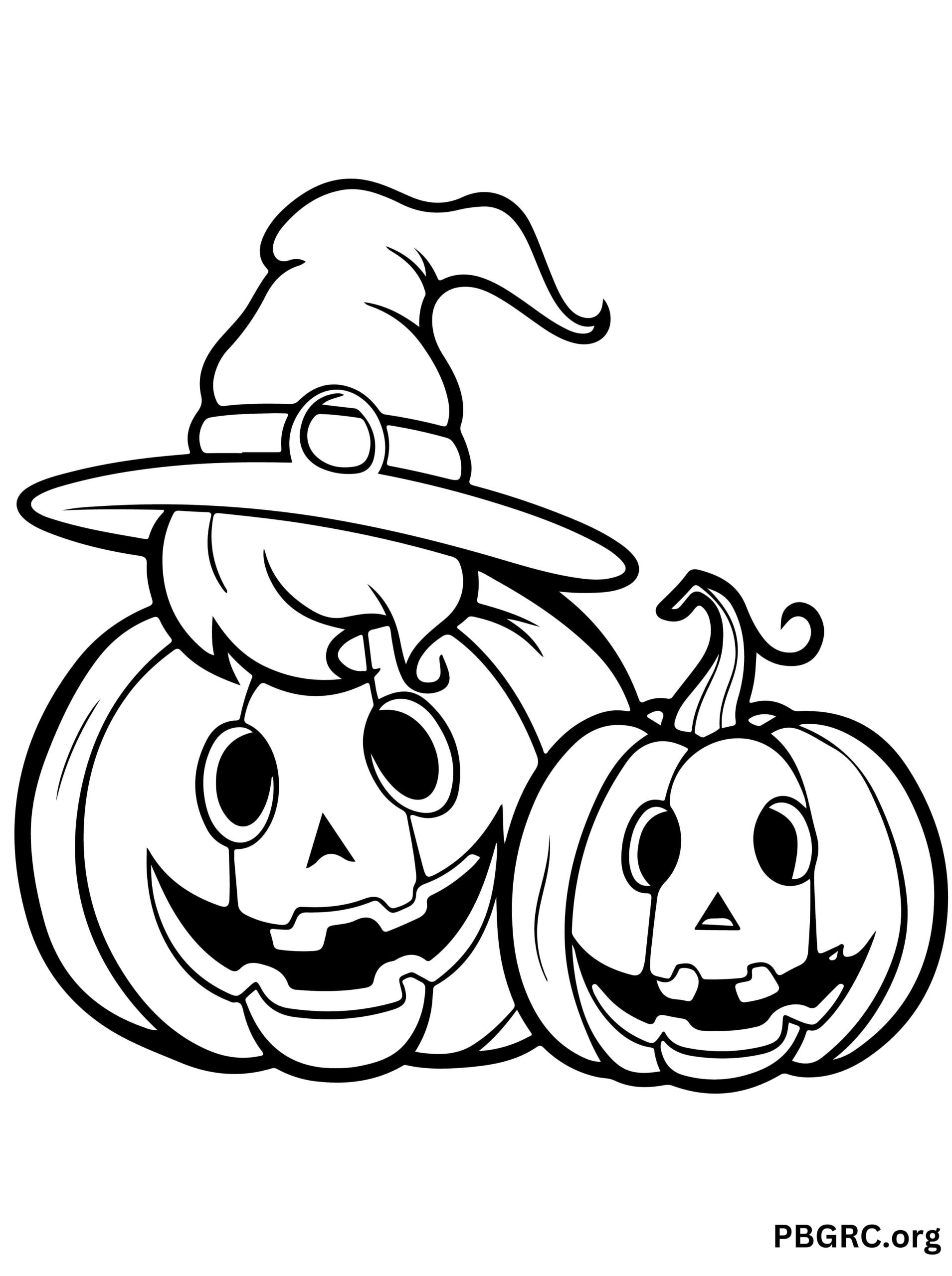 Free Printable Pumpkin Coloring Pages 2023 Template For Kids