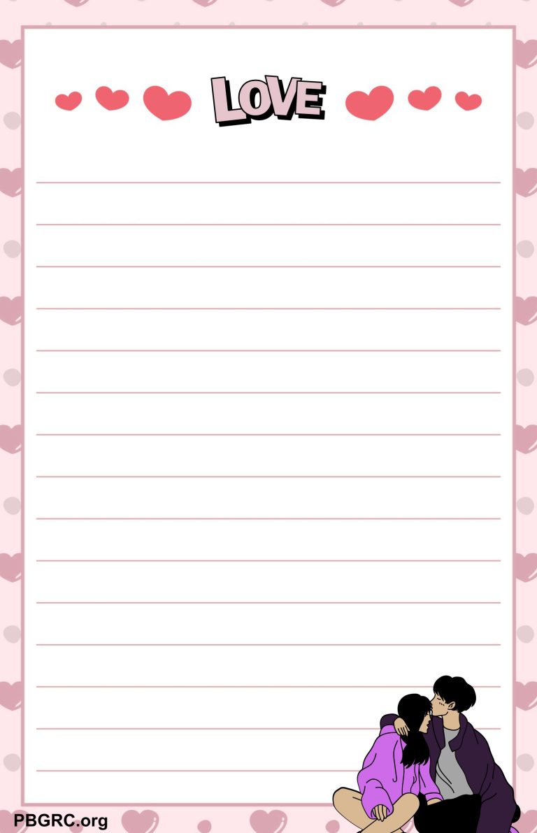 Free Printable Pink Love Letter 768x1191 