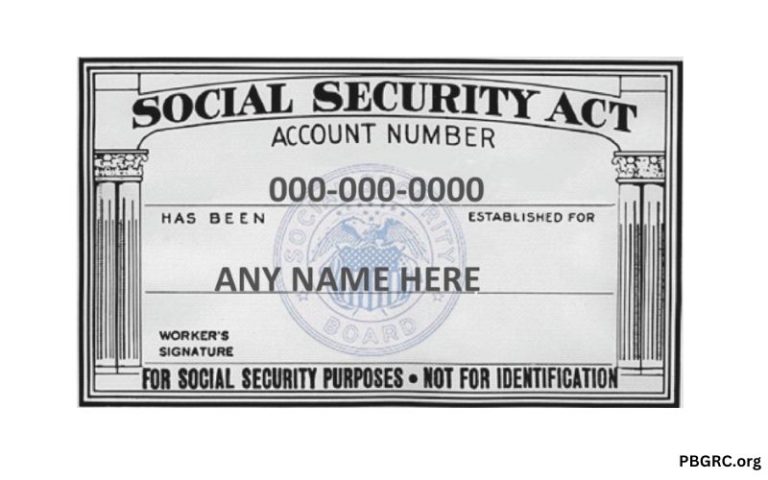 2024 Printable Social Security Card Template Free (Real & Fake)