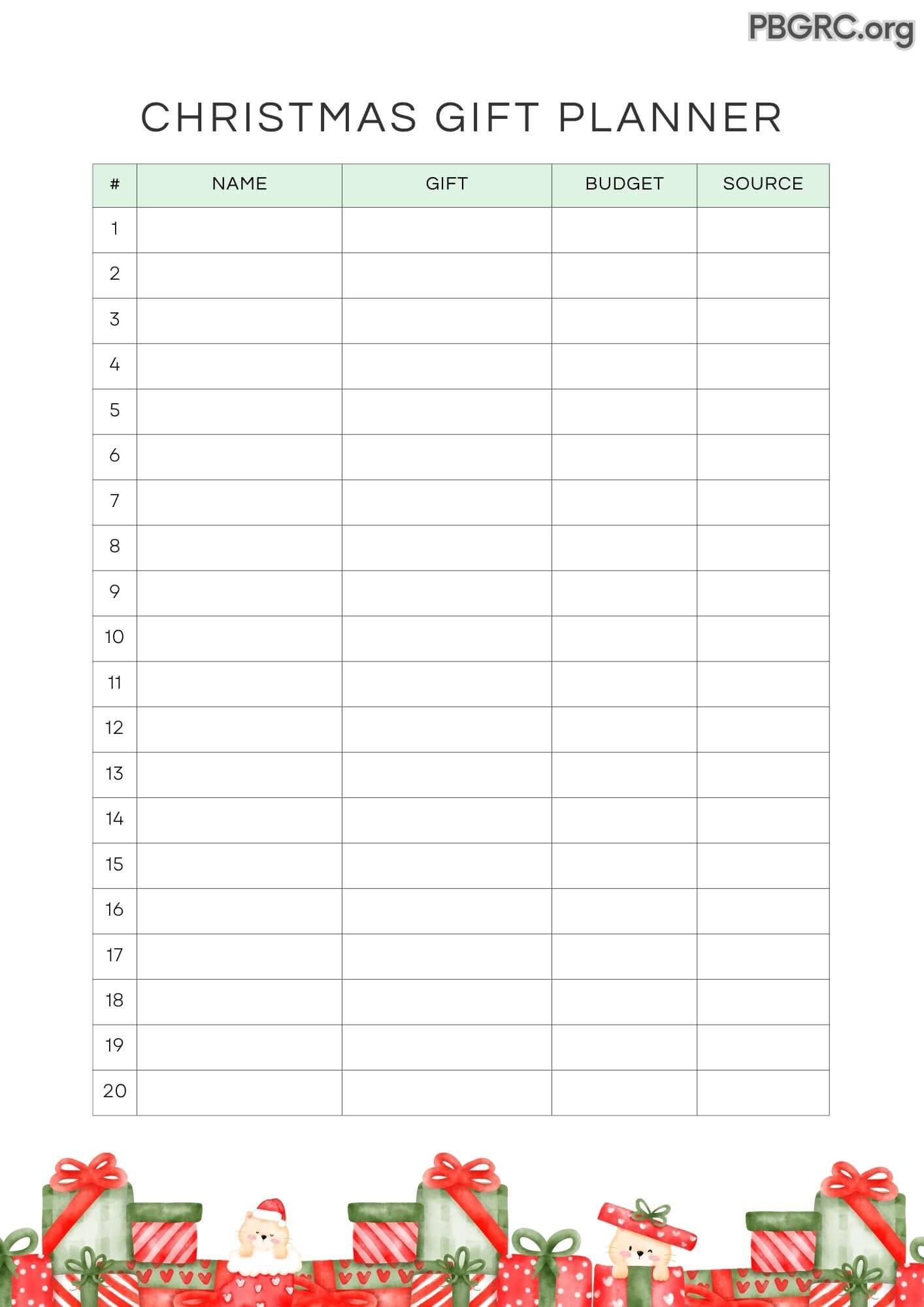 Free Printable Christmas Planners Template - Get Ready To Plan Your ...