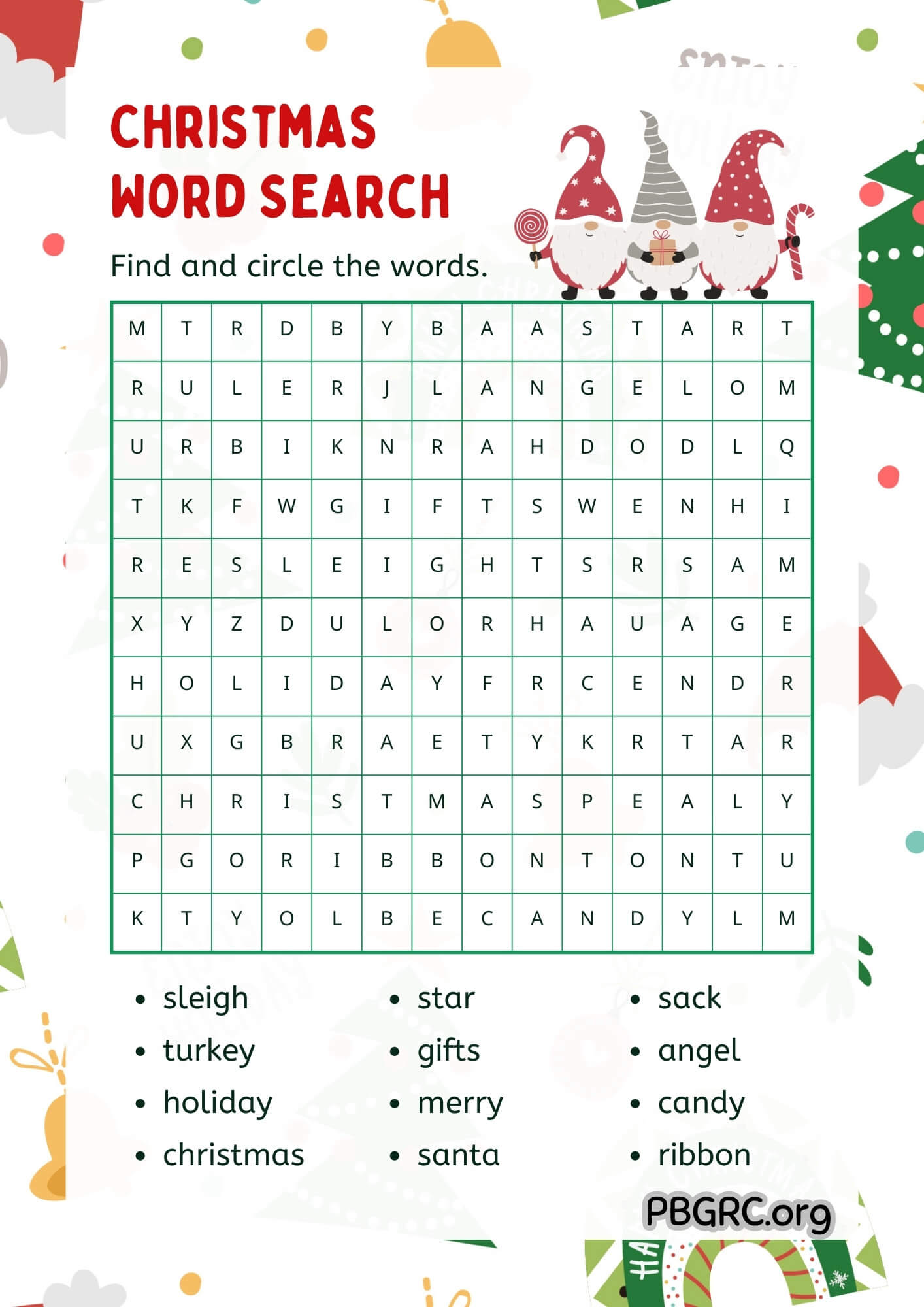 Free Printable Christmas Worksheet 2023 Download - Christmas Activities ...