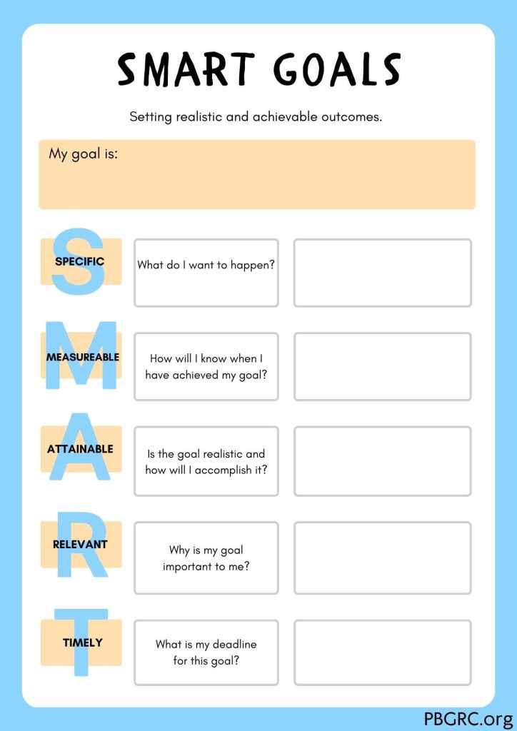 Free Printable SMART Goals Template Worksheets for 2024 [Word, PDF, Excel]