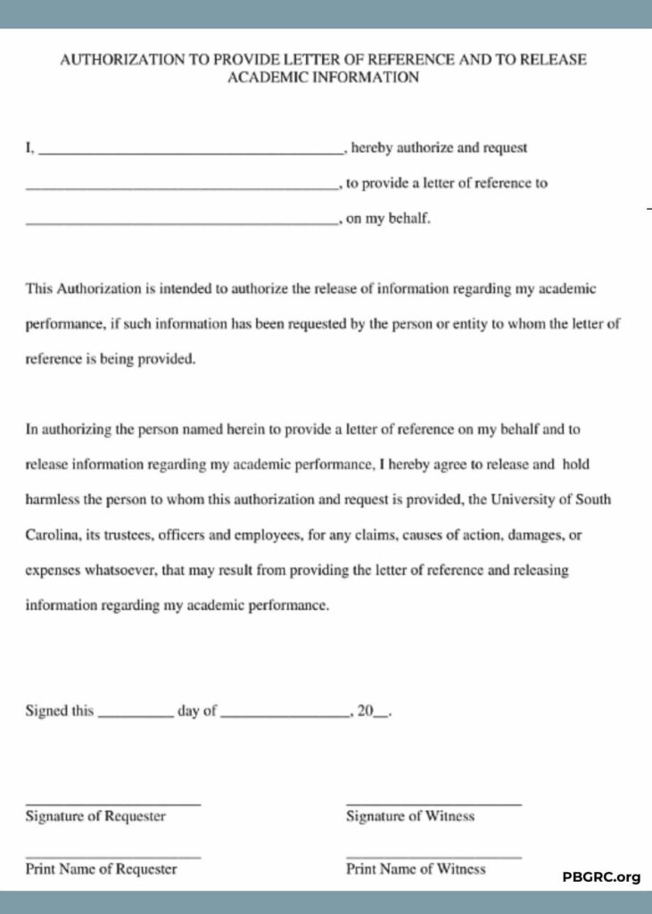 Authorization letter template free