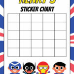 Free Printable Behavior Chart Super Hero