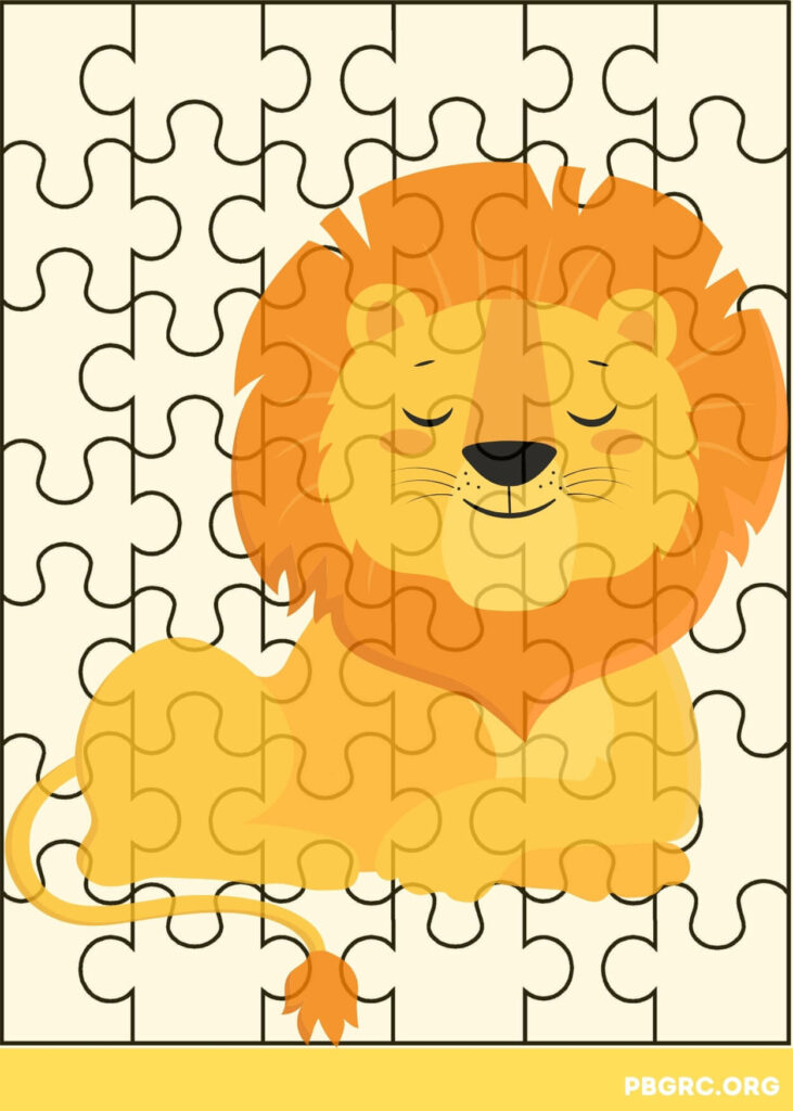 Printable Puzzle Pieces Template For Kindergarten